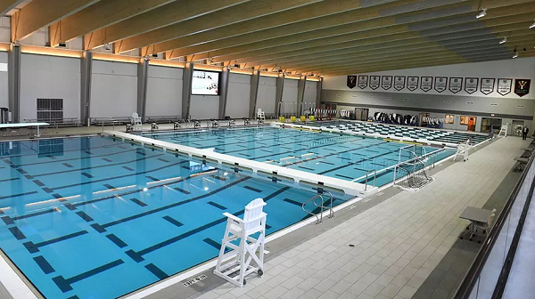 Side view of Goodall Pool.