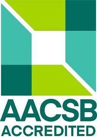 Graphic indicating accreditation by the Association to Advance Collegiate Schools of Business