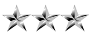 3-star Vice Admiral rank in the U.S. Navy