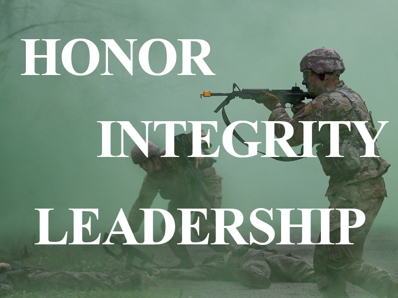Honor Integrity Leadership