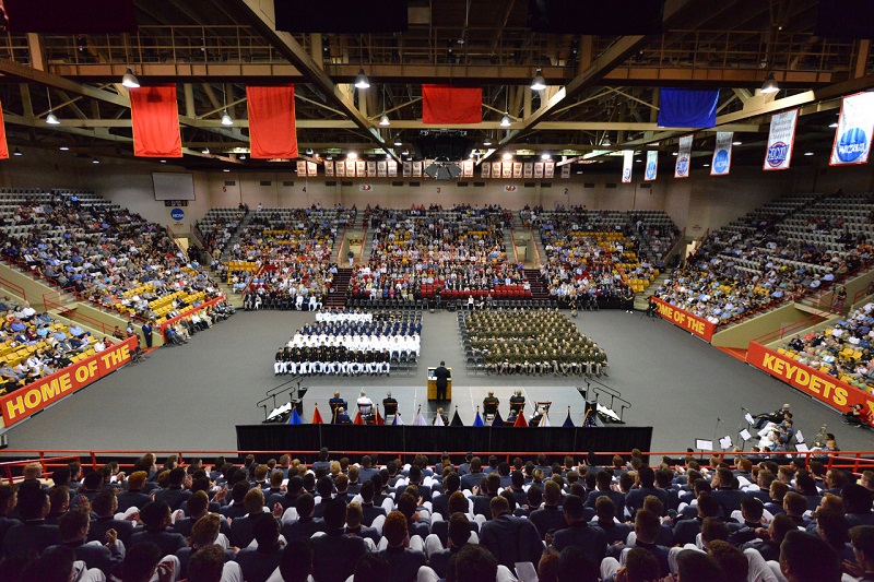 Cameron Hall during commissioning