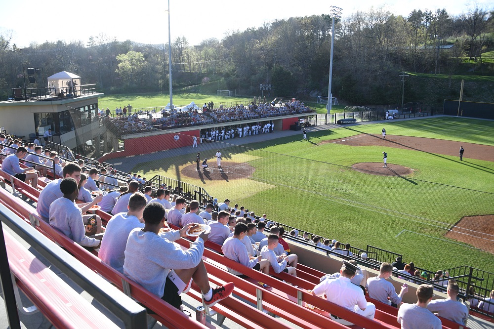 VMI baseball stadum view from stands