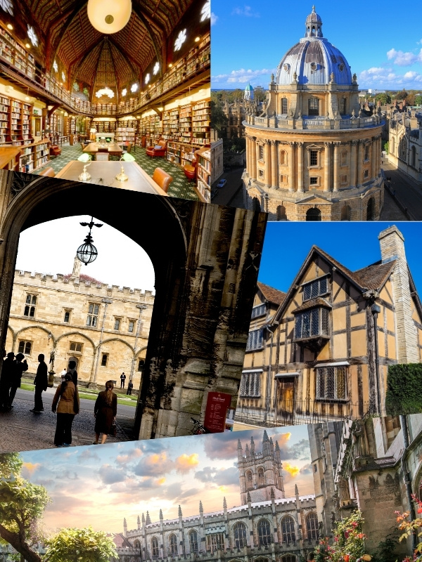 Oxford University scenes and Shakespeare's Birthplace