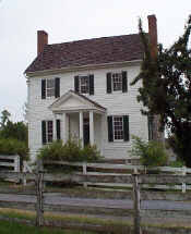 Bushong House exterior at the New Market Battlefield