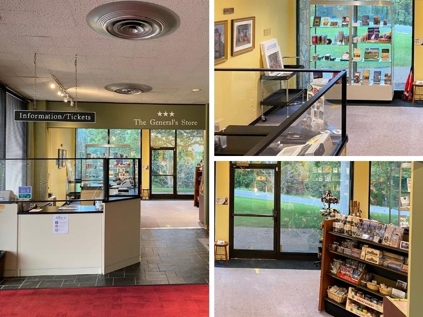 photos of interior of The General's Store