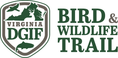 Graphic of the Virginia Bird and Wildlife Trail Logo from the Department of Game and Inland Fisheries