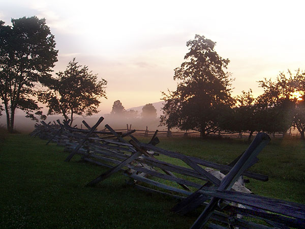 Virginia Museum of the Civil War Battlefield Mist
