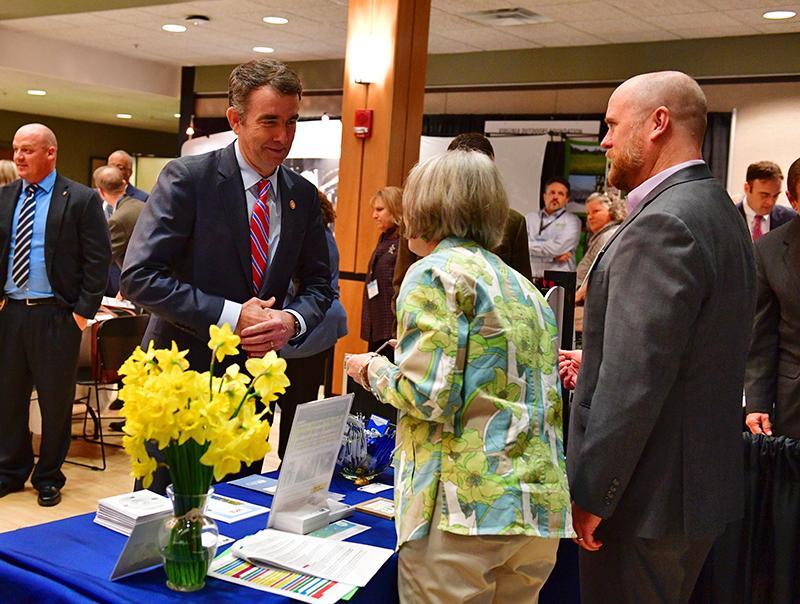 Gov. Ralph Northam speaks to participants in this year's Environment Virginia Symposium.