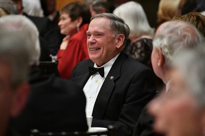 Gen. John Jumper attends the Institute Society Dinner. 