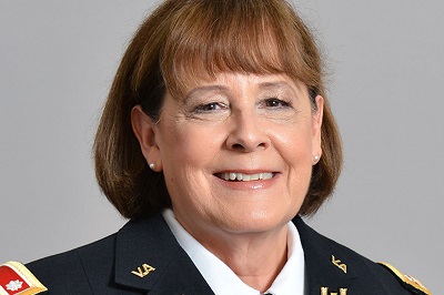 Photo of HR Director Lt. Col. Eleanor “Ellie” Kania 
