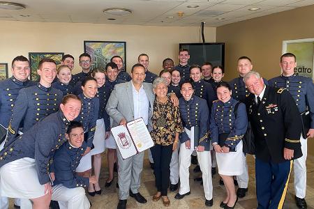 VMI Glee Club during trip to Puerto Rico Spring 2022